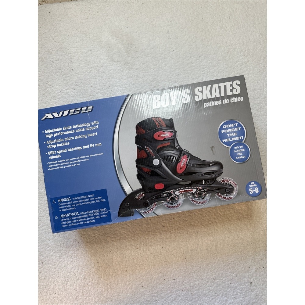 Brand New Inline Skates with Soft Padding US Size 5-8 Adjustable Roller Blades